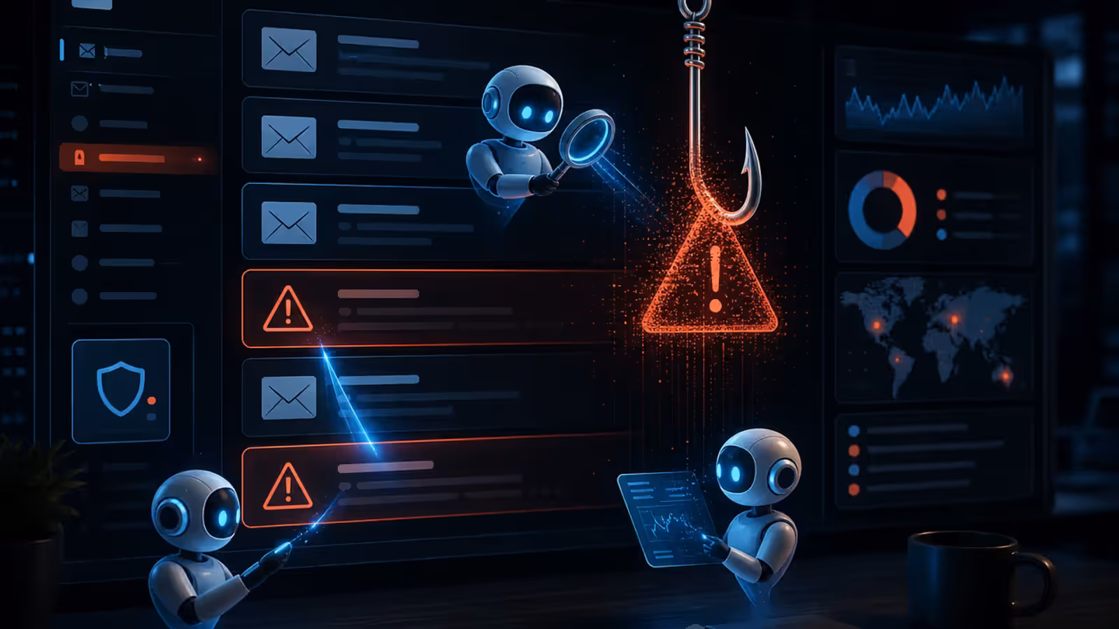 Imagem ilustrativa: O phishing com IA ficou pessoal demais. Ex-Google apostam em agentes para reagir