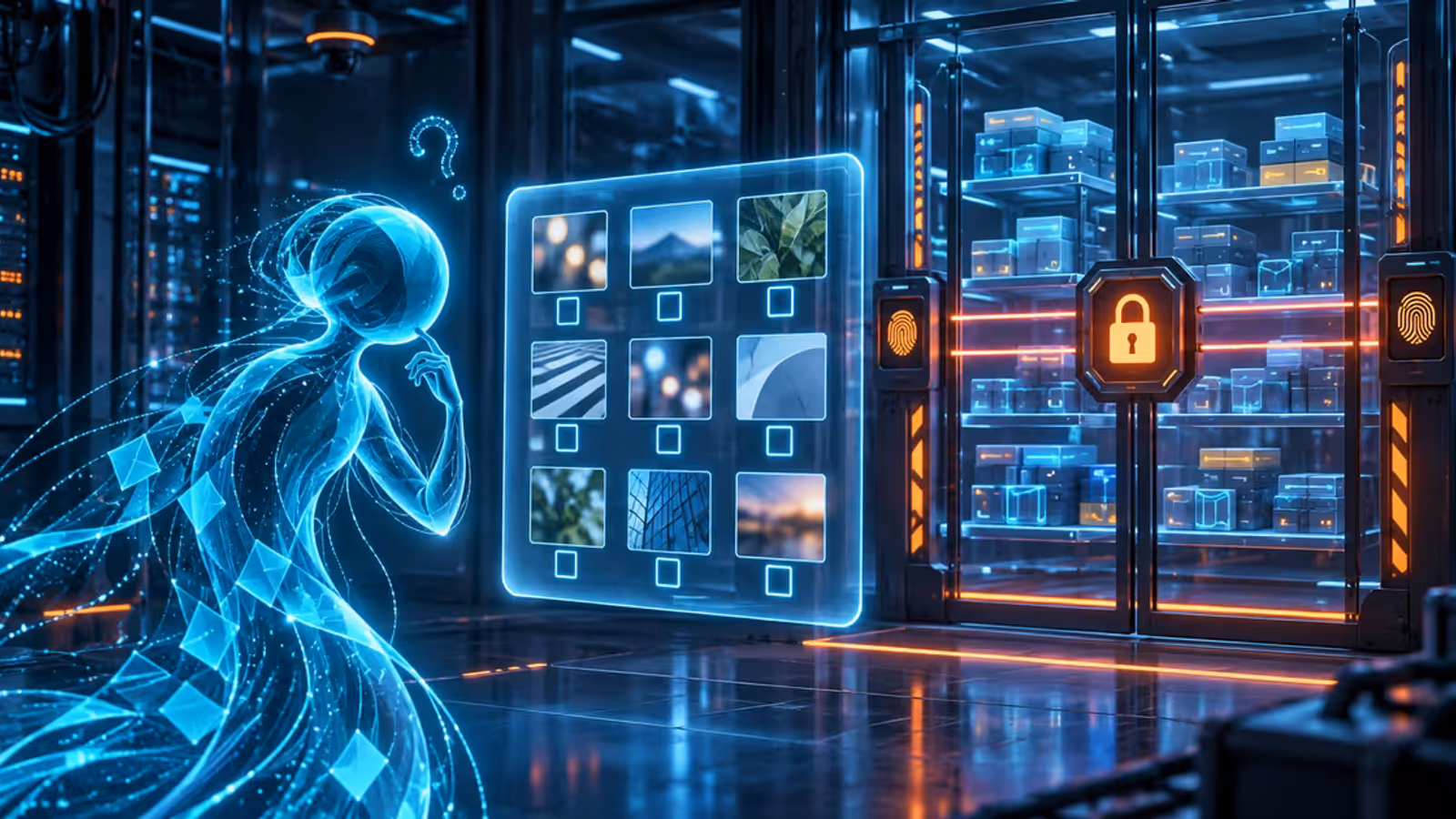 Agente de inteligência artificial encontra um desafio CAPTCHA diante de um repositório de pacotes protegido.