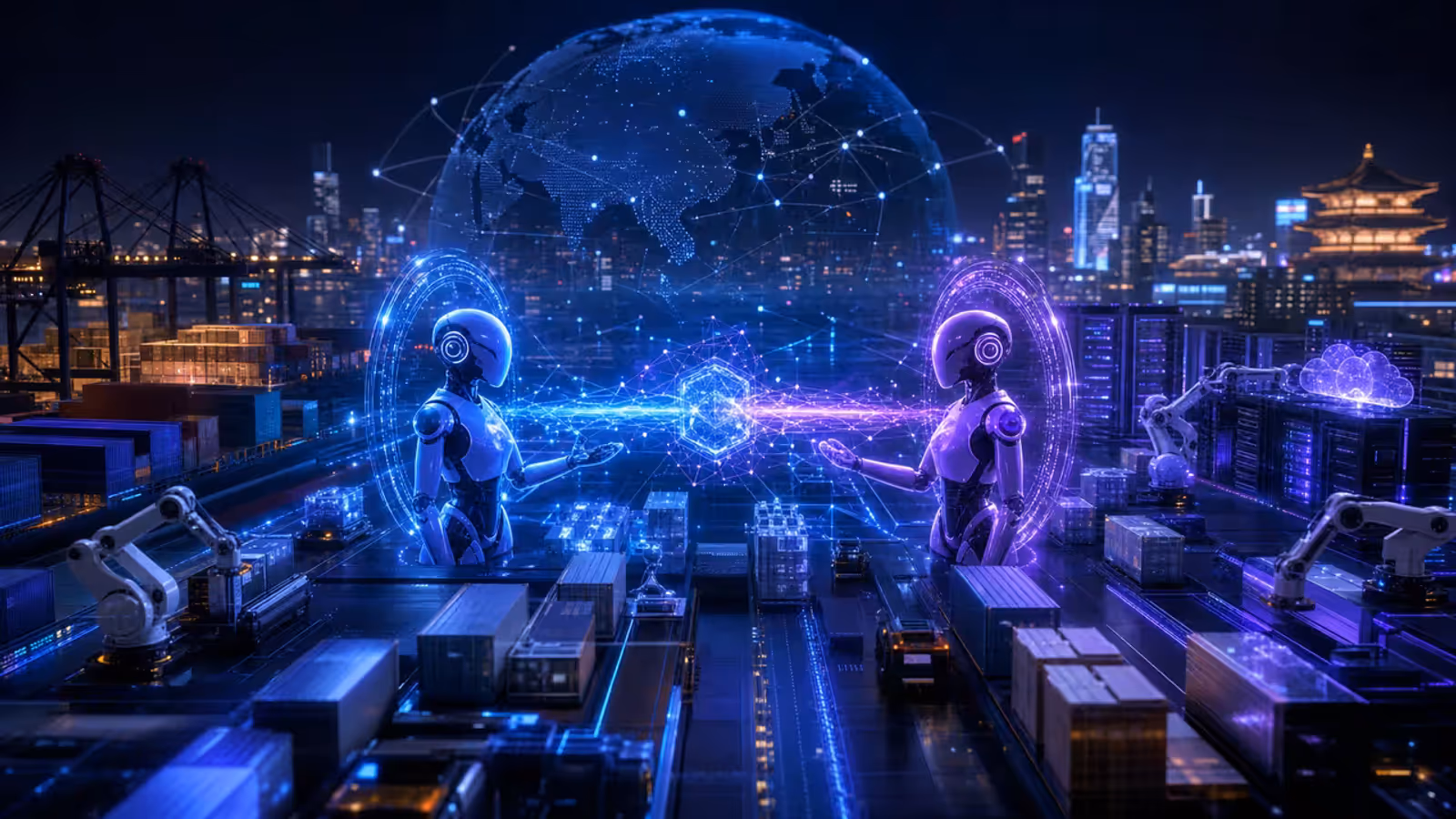 Imagem: Alibaba Revela o Futuro do B2B com Comunicação Autônoma Agente-a-Agente
