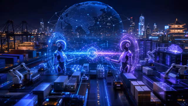 Imagem: Alibaba Revela o Futuro do B2B com Comunicação Autônoma Agente-a-Agente