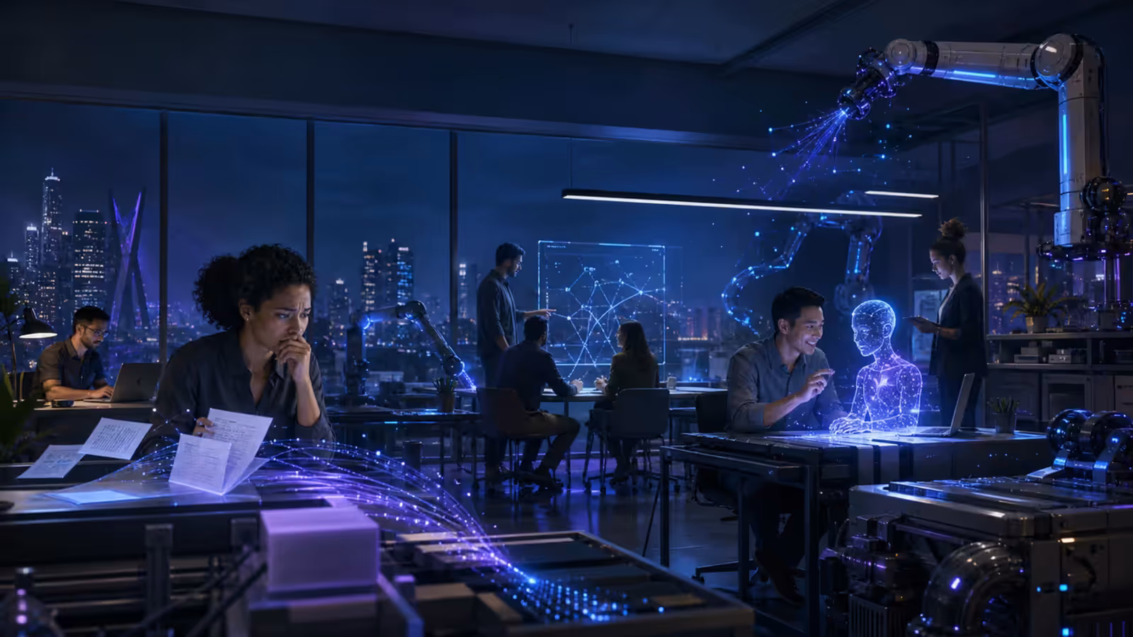 Imagem: Ansiedade e Transformação no Trabalho com Avanços da IA em 2026