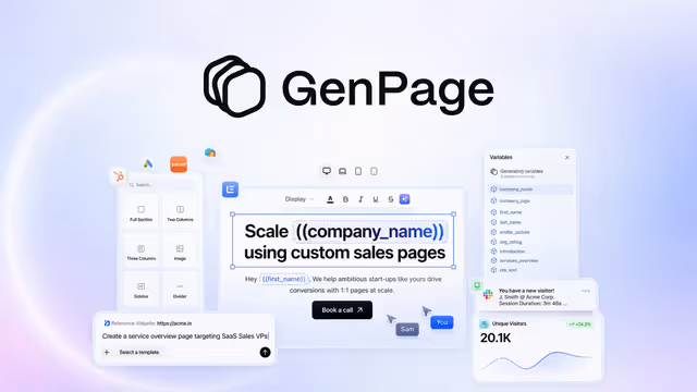 GenPage - lifetime deal no AppSumo