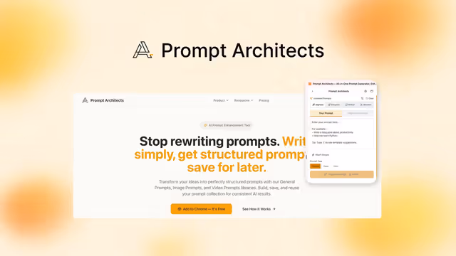 Prompt Architects - lifetime deal no AppSumo