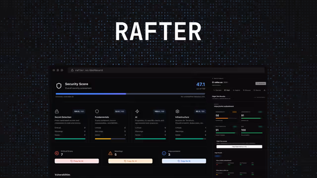 Rafter - lifetime deal no AppSumo