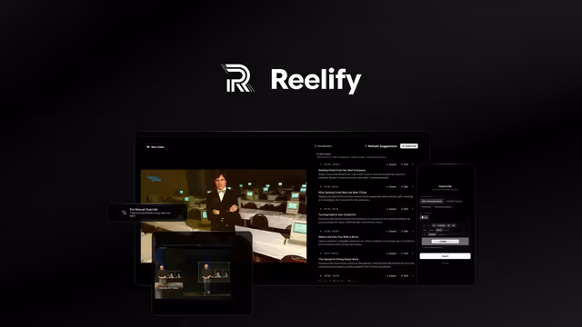 Reelify AI - lifetime deal no AppSumo