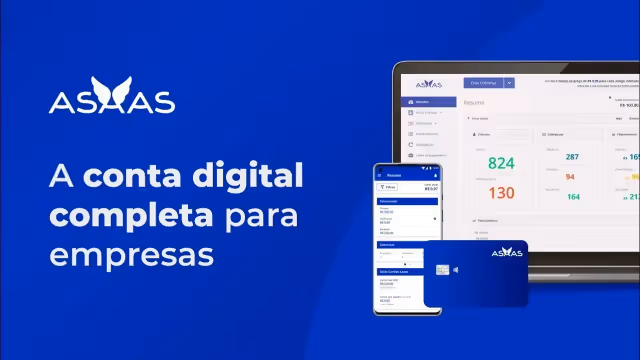 Asaas — Cobranças via Boleto, Pix e Cartão + R$50 em crédito