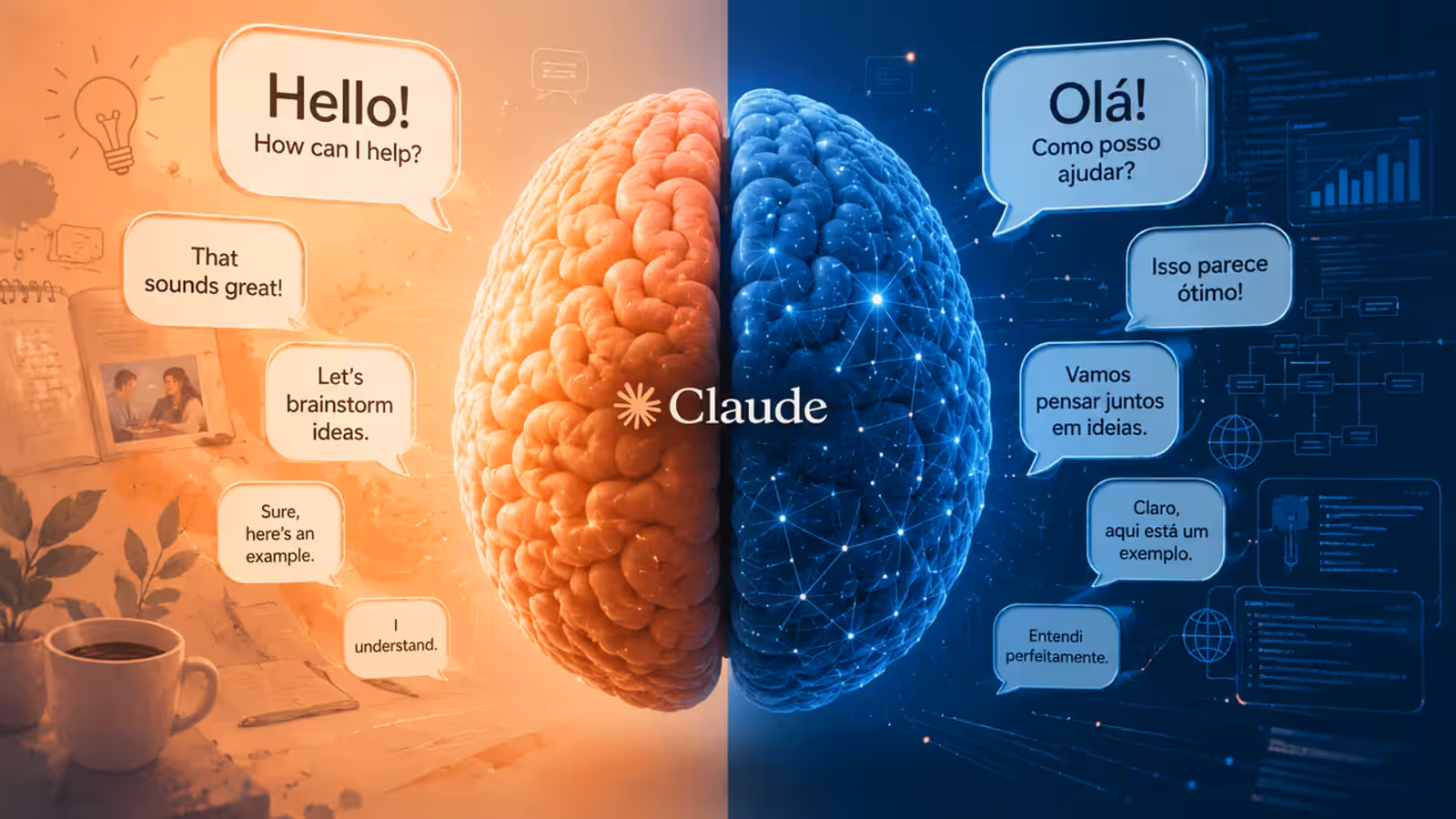 Imagem ilustrativa: Claude é mais frio com brasileiros? Estudo revela que IA muda de personalidade conforme o idioma