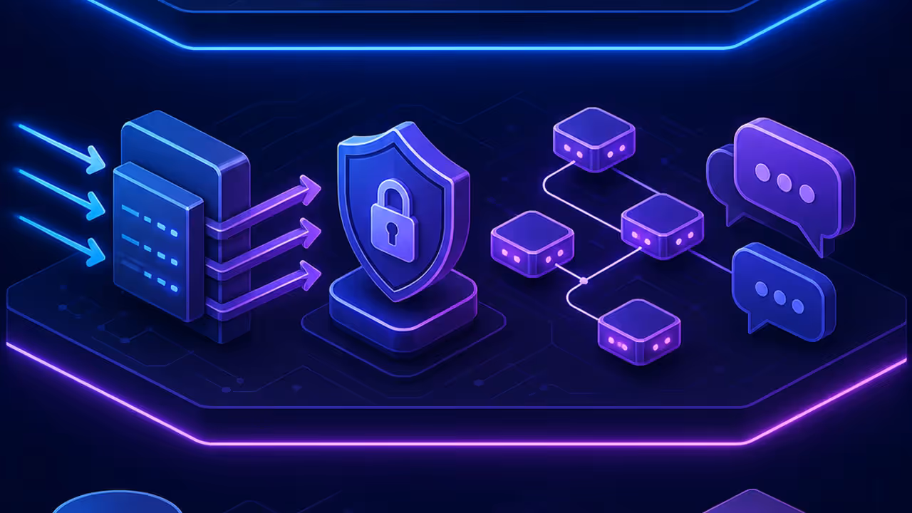 Diagrama de uma VPS com n8n e Evolution API, bancos persistentes e controles operacionais