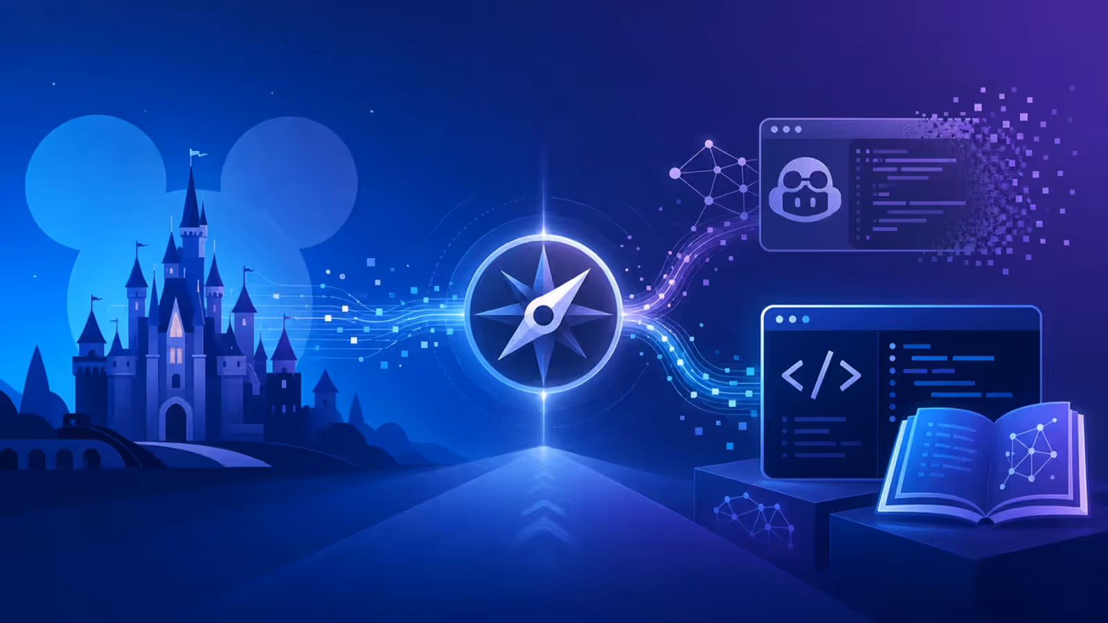 Imagem ilustrativa: A Disney trocou o Copilot por Codex. O motivo importa mais que a ferramenta