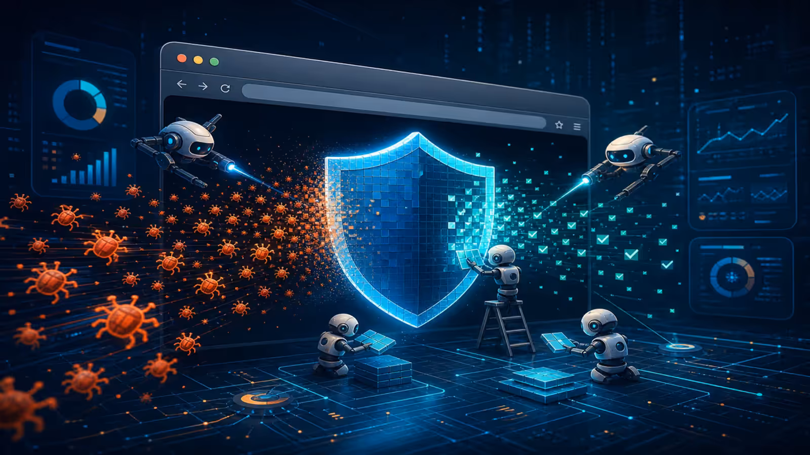 Imagem ilustrativa: O Chrome corrigiu 1.072 falhas com IA — e o número revela uma virada