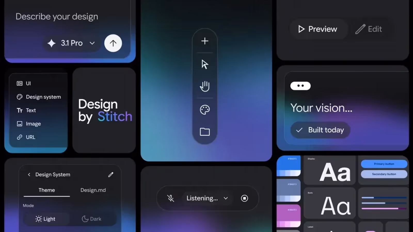 Google Revoluciona Design de UI com Upgrade 'Vibe Design' do Stitch