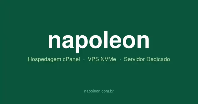 Napoleon VPS Brasil — Use o cupom exclusivo da página e obtenha 10% de desconto