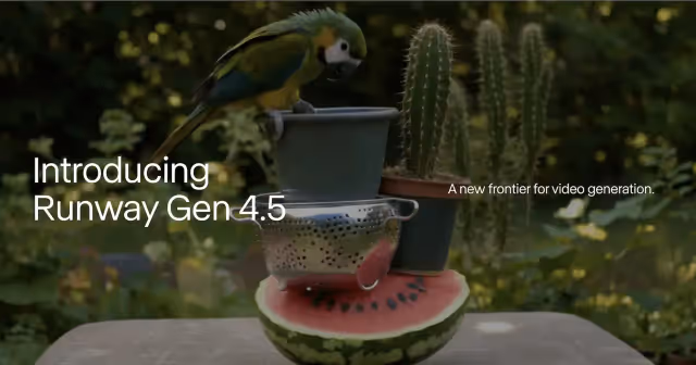 Runway Gen-4.5 lidera ranking de vídeo IA