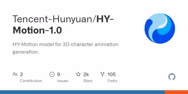 Tencent Opensources Hunyuan Motion 1.0: IA Gera Animações 3D 50x Mais Rápido que Mocap