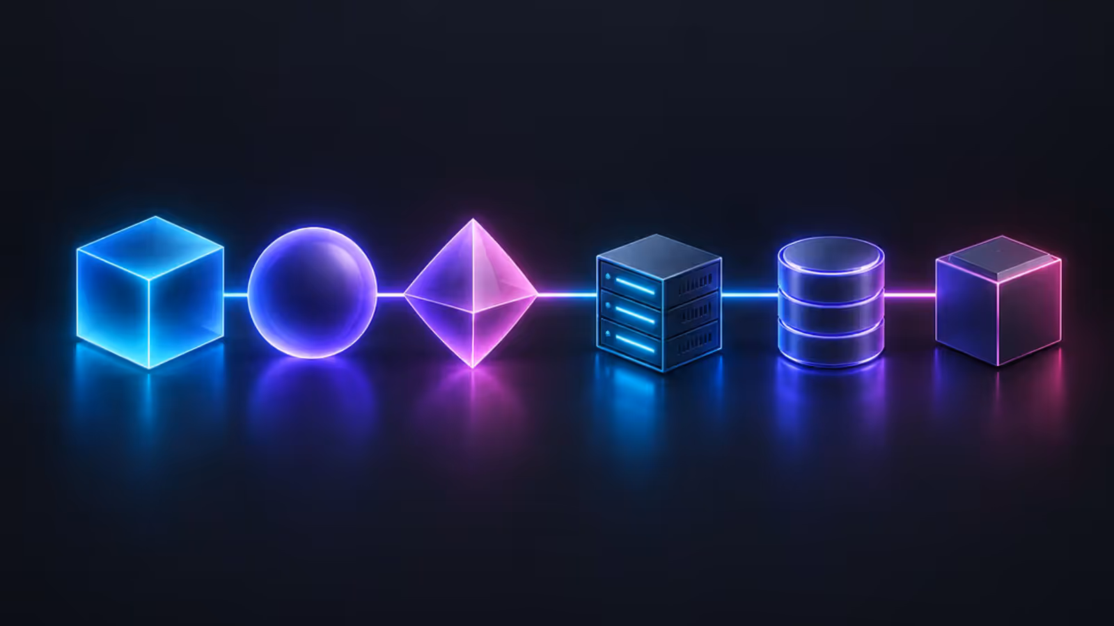 Ilustração de três opções de analytics conectadas a VPS, banco e backup externo.