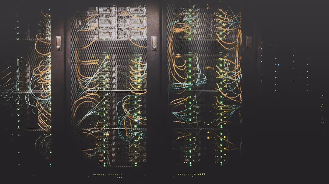 Painel de controle de servidor VPS mostrando recursos e opções de gerenciamento do sistema